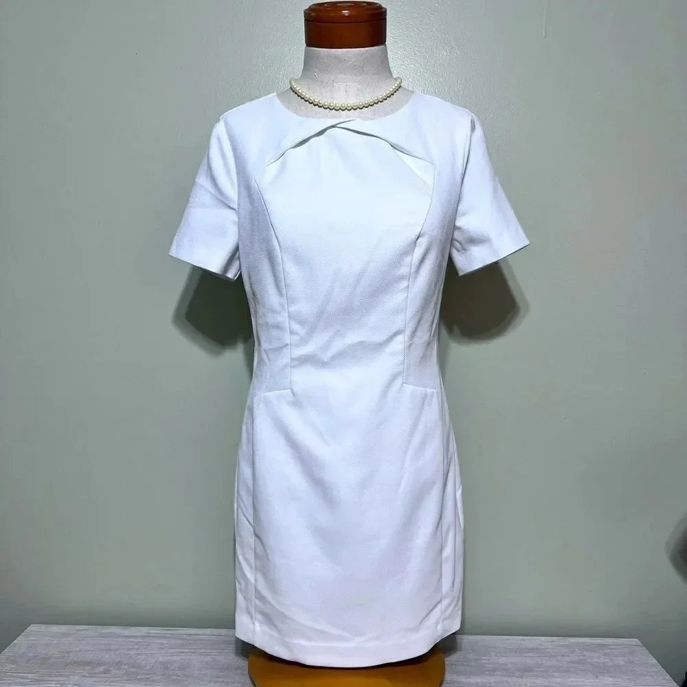 Banana Republic White Dress Size 6 - Picture 2 of 12